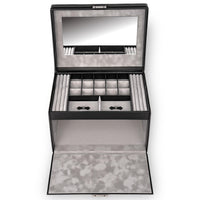 Mala (sem gavetas) VARIO vario / preto (pele)