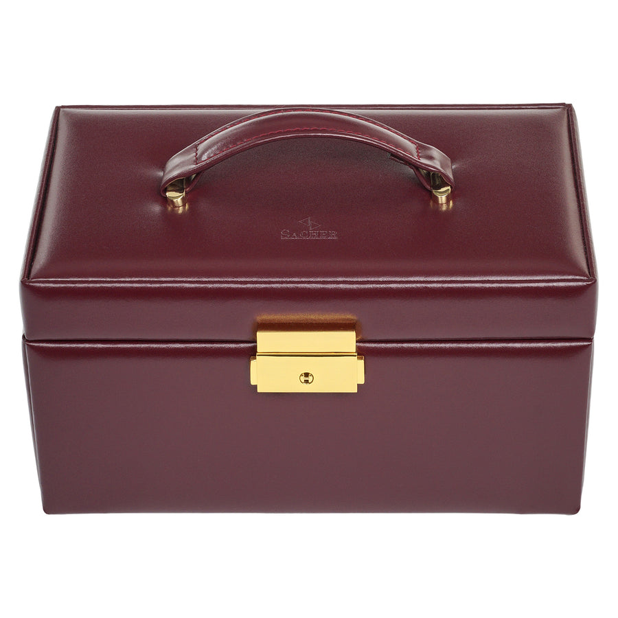 jewellery case Elly acuro / bordeaux (leather)