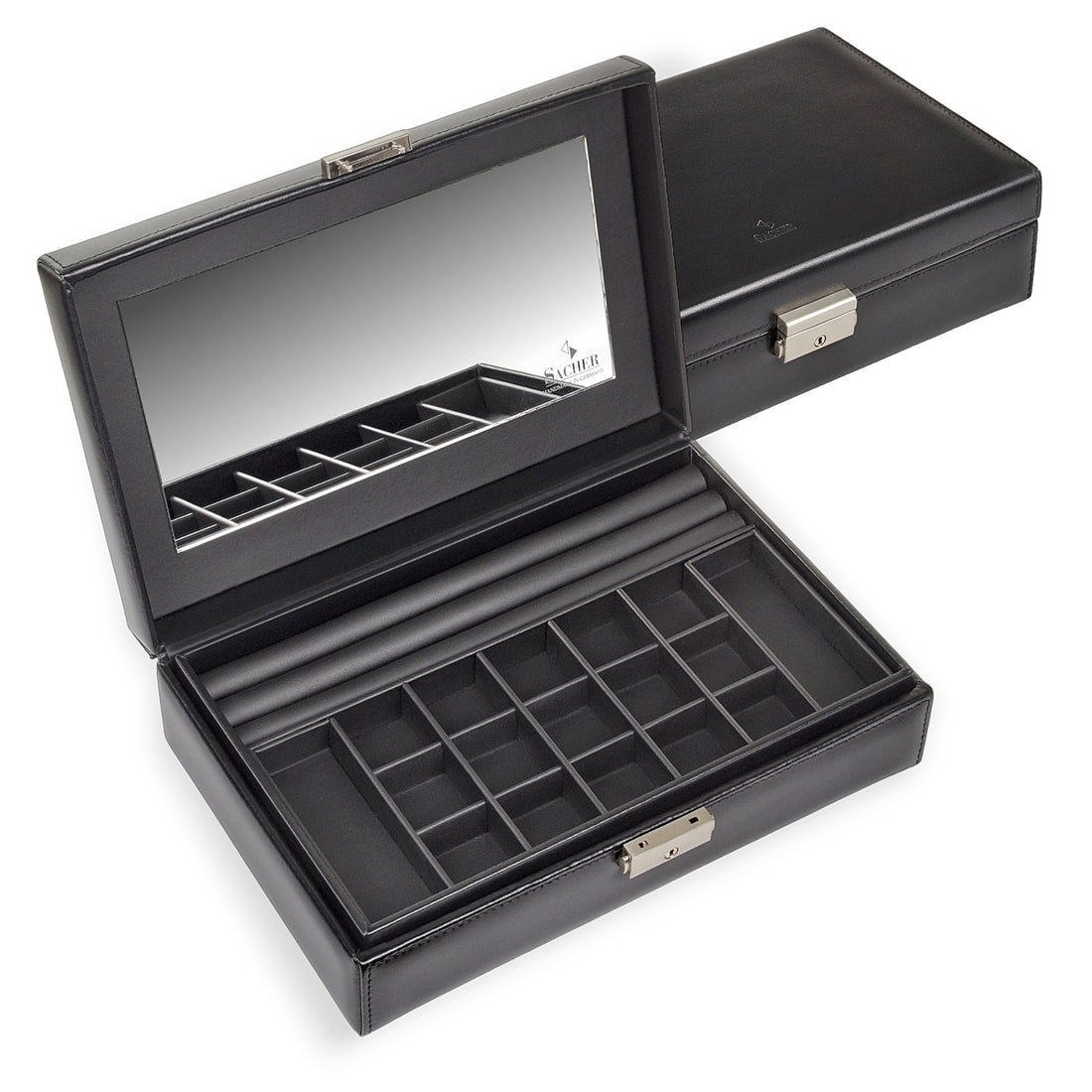 jewellery box Isa black exclusive / black (leather)