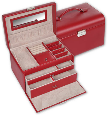 jewellery case Sarah standard / red