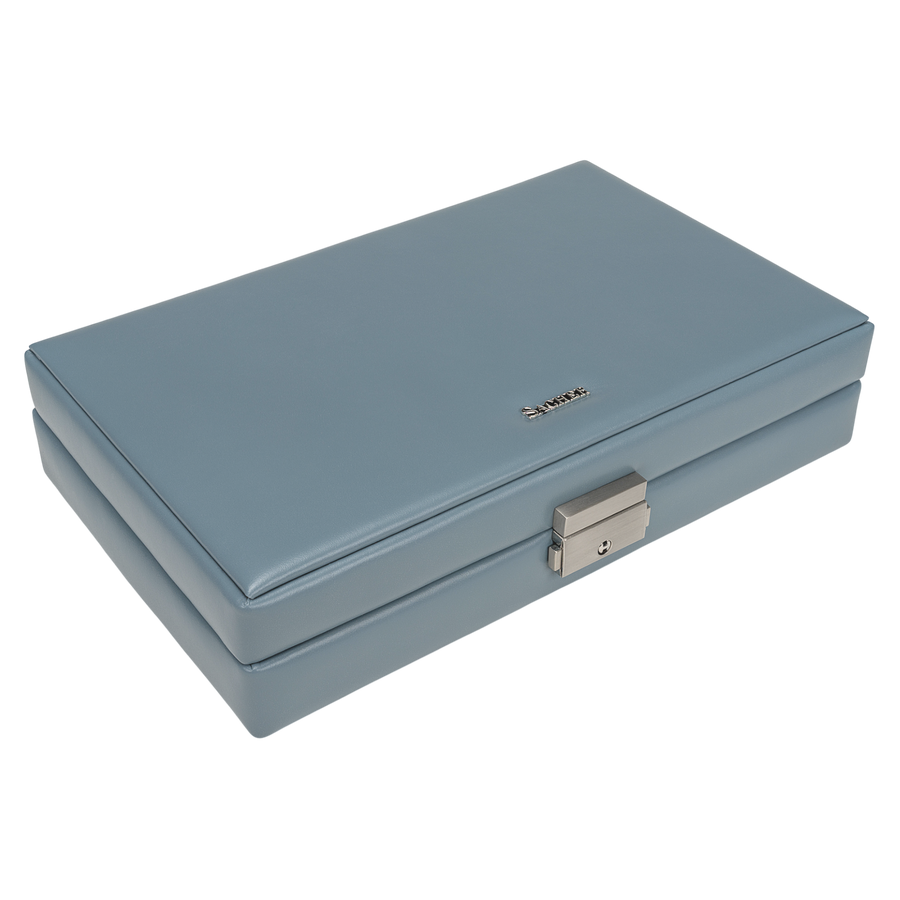 Ring case pastel / light blue (leather)