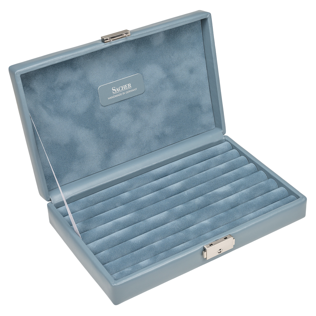 Ring case pastel / light blue (leather)
