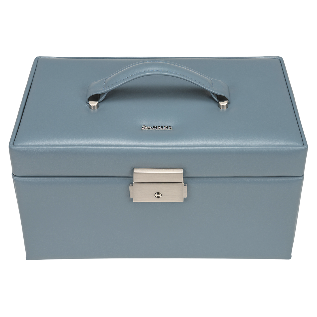 Jewelry box Elly pastelo / light blue (leather)