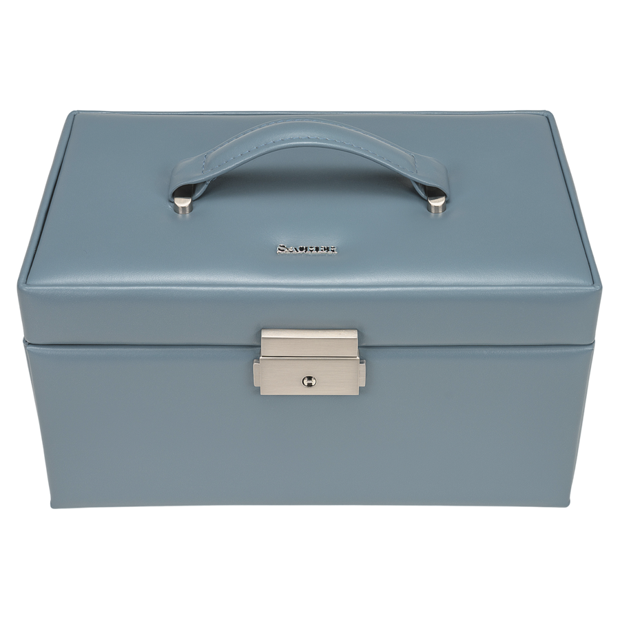 Jewelry box Elly pastelo / light blue (leather)