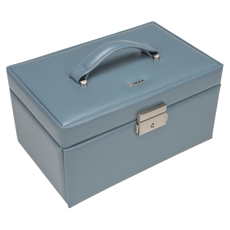 Jewelry box Elly pastelo / light blue (leather)