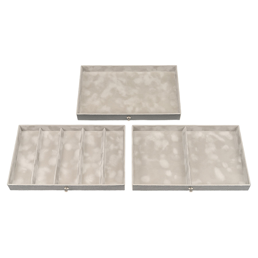 Jewelry box Karen granello / grey (full cowhide)