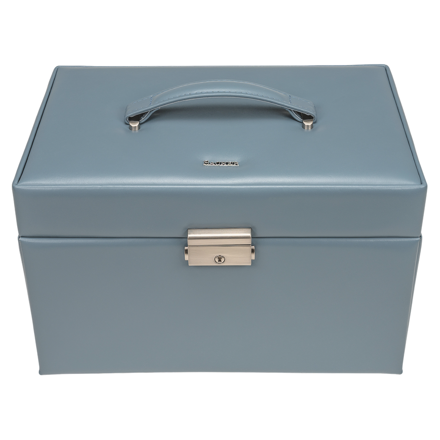 Jewelry box Lena pastelo / light blue (leather)