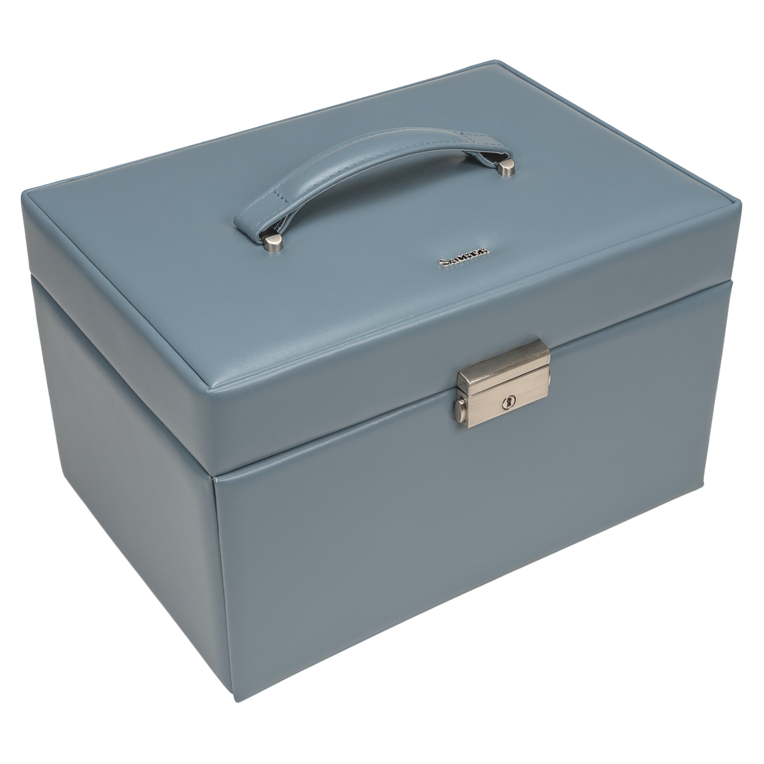 Jewelry box Lena pastelo / light blue (leather)