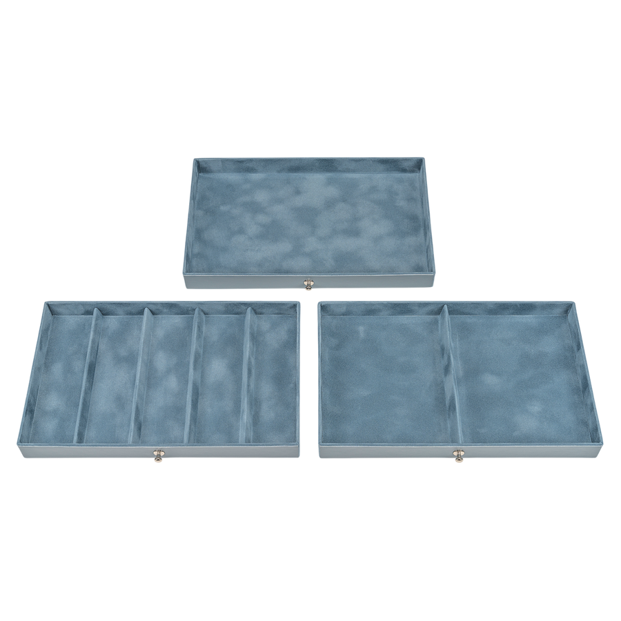 Jewelry box Lena pastelo / light blue (leather)