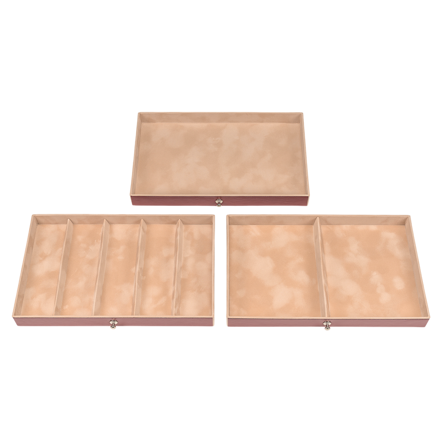 Caixa para jóias Lena amadora / vermelho (pele)