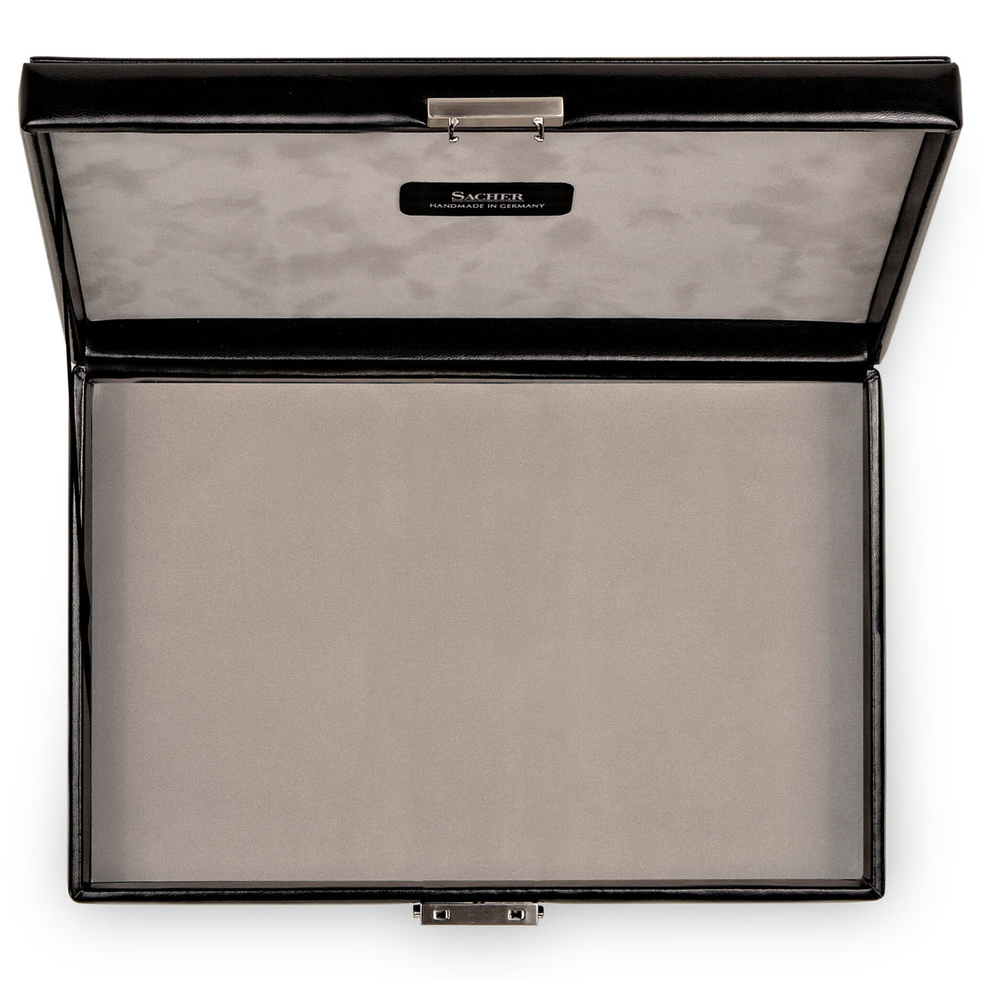 Caixa para jóias com compartimento grande VARIO CASO vario caso / preto (pele)