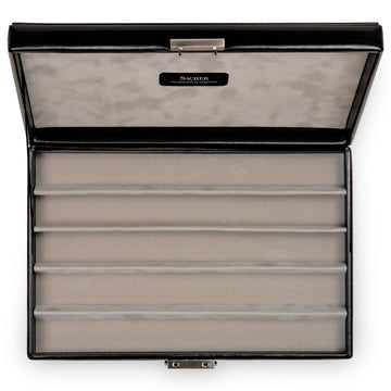 Estojo para pulseiras, colares, etc. VARIO CASO vario caso / preto (pele)