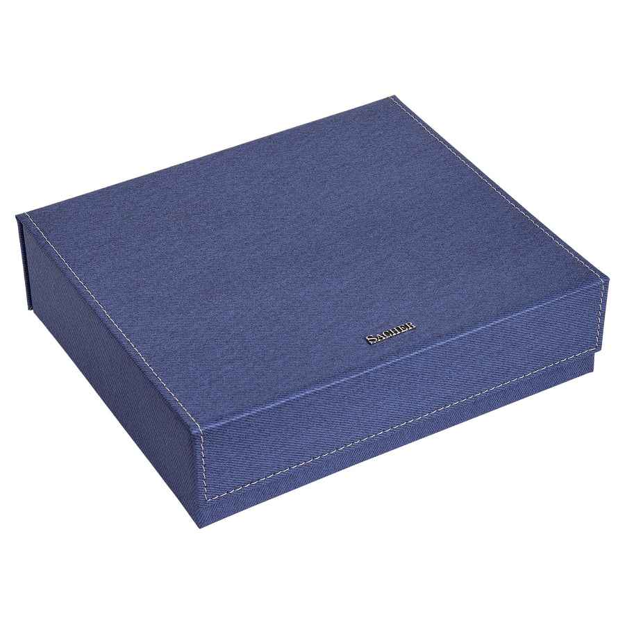 Caixa de jóias Nora denim / azul