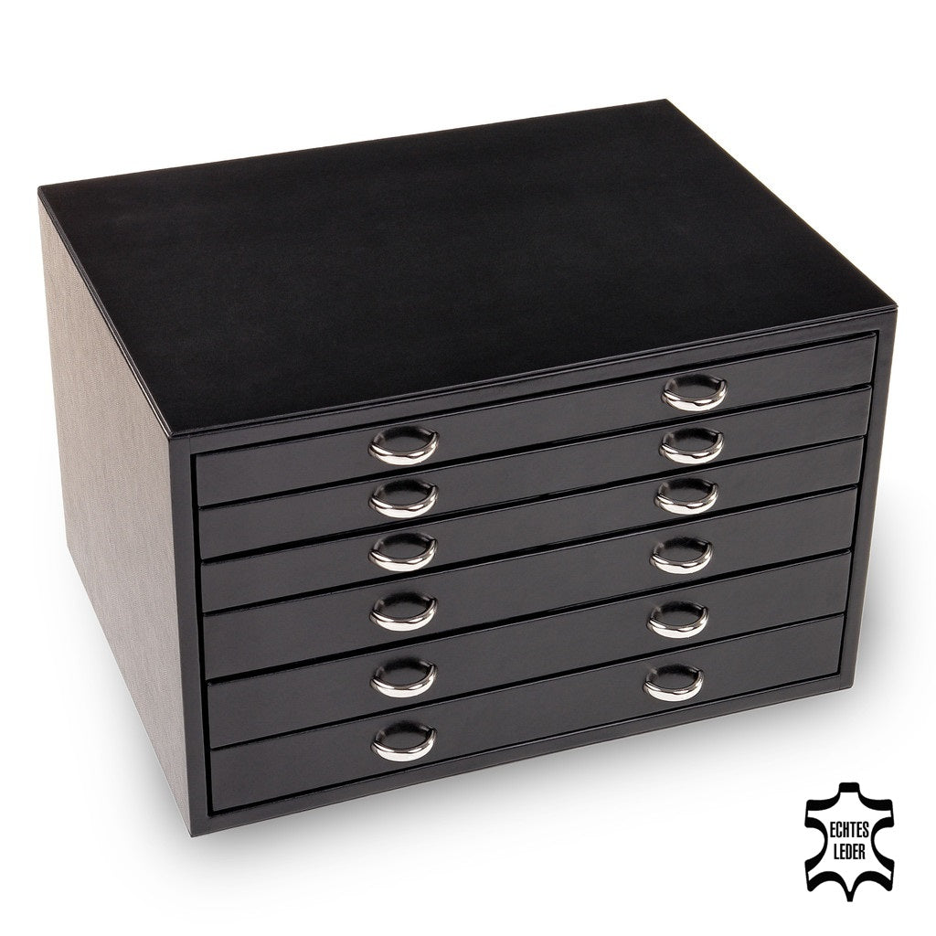 Jewelry chest Grand VARIO vario / black (leather)